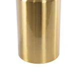 kelvo® URANUS KLV-101-0372 Επιτραπέζιο Φωτιστικό Πορτατίφ για 2 Λάμπες με Ντουί E27 AC 220-240V IP20 - Χρυσό Πλατίνα - Μ35 x Π35 x Υ54cm