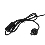 kelvo® URANUS KLV-101-0372 Επιτραπέζιο Φωτιστικό Πορτατίφ για 2 Λάμπες με Ντουί E27 AC 220-240V IP20 - Χρυσό Πλατίνα - Μ35 x Π35 x Υ54cm