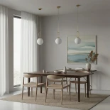 kelvo® BELLISSIMO KLV-101-0376 Κρεμαστό Φωτιστικό Οροφής για Λάμπα με Ντουί E27 AC 220-240V IP20 - Χρυσό Βούρτσας Πλατίνα & Λευκό - Μ20 x Π20 x Υ42cm