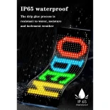 GLOBOSTAR® MATRIX GLB-106-0001 Εύκαμπτη Κυλιόμενη Ψηφιακή Επιγραφή 17.3x7cm P4 32x16 Pixel LED 10W DC 5V 2A με USB 2.0 Αδιάβροχο IP65 Πολύχρωμο RGB - Bluetooth Control μέσω iPIXEL APP - Μ17.3 x Π0.2 x Υ7cm - 2 Χρόνια Εγγύηση