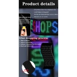 GLOBOSTAR® MATRIX GLB-106-0001 Εύκαμπτη Κυλιόμενη Ψηφιακή Επιγραφή 17.3x7cm P4 32x16 Pixel LED 10W DC 5V 2A με USB 2.0 Αδιάβροχο IP65 Πολύχρωμο RGB - Bluetooth Control μέσω iPIXEL APP - Μ17.3 x Π0.2 x Υ7cm - 2 Χρόνια Εγγύηση