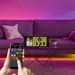 GLOBOSTAR® MATRIX GLB-106-0006 Κυλιόμενη Ψηφιακή Επιγραφή / Κορνίζα 27x12cm P4 48x24 Pixel LED 10W AC 220-240V Αδιάβροχο IP65 Πολύχρωμο RGB - Bluetooth Control μέσω iPIXEL APP - Μ27 x Π0.2 x Υ12cm - 2 Χρόνια Εγγύηση