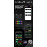 GLOBOSTAR® MATRIX GLB-106-0001 Εύκαμπτη Κυλιόμενη Ψηφιακή Επιγραφή 17.3x7cm P4 32x16 Pixel LED 10W DC 5V 2A με USB 2.0 Αδιάβροχο IP65 Πολύχρωμο RGB - Bluetooth Control μέσω iPIXEL APP - Μ17.3 x Π0.2 x Υ7cm - 2 Χρόνια Εγγύηση