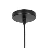 GLOBOSTAR® NOAH 999-0184 Μοντέρνο Κρεμαστό Φωτιστικό Οροφής με Ντουί 1 x E27 AC 220-240V IP20 - Γκρι & Μπεζ - Μ16 x Π16 x Υ30cm