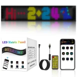 GLOBOSTAR® MATRIX GLB-106-0003 Εύκαμπτη Κυλιόμενη Ψηφιακή Επιγραφή 59.5x12cm P6 96x16 Pixel LED 10W DC 5V 2A με USB 2.0 Αδιάβροχο IP65 Πολύχρωμο RGB - Bluetooth Control μέσω iPIXEL APP - Μ59.5 x Π0.2 x Υ12cm - 2 Χρόνια Εγγύηση