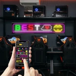 GLOBOSTAR® MATRIX GLB-106-0011 Εύκαμπτη Κυλιόμενη Ψηφιακή Επιγραφή 93x20cm P4.5 192x32 Pixel LED 20W AC 220-240V Αδιάβροχο IP65 Πολύχρωμο RGB - Bluetooth Control μέσω iPIXEL APP - Μ93 x Π0.2 x Υ20cm - 2 Χρόνια Εγγύηση