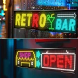 GLOBOSTAR® MATRIX GLB-106-0011 Εύκαμπτη Κυλιόμενη Ψηφιακή Επιγραφή 93x20cm P4.5 192x32 Pixel LED 20W AC 220-240V Αδιάβροχο IP65 Πολύχρωμο RGB - Bluetooth Control μέσω iPIXEL APP - Μ93 x Π0.2 x Υ20cm - 2 Χρόνια Εγγύηση