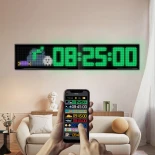 GLOBOSTAR® MATRIX GLB-106-0012 Εύκαμπτη Κυλιόμενη Ψηφιακή Επιγραφή 145x28cm P7 192x32 Pixel LED 20W AC 220-240V Αδιάβροχο IP65 Πολύχρωμο RGB - Bluetooth Control μέσω iPIXEL APP - Μ145 x Π0.2 x Υ28cm - 2 Χρόνια Εγγύηση