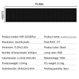 GLOBOSTAR® MATRIX GLB-106-0013 Εύκαμπτη Κυλιόμενη Ψηφιακή Επιγραφή 192x28cm P7 256x32 Pixel LED 40W AC 220-240V Αδιάβροχο IP65 Πολύχρωμο RGB - Bluetooth Control μέσω iPIXEL APP - Μ192 x Π0.2 x Υ28cm - 2 Χρόνια Εγγύηση