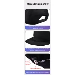 GLOBOSTAR® MATRIX GLB-106-0014 Καπέλο με Κυλιόμενη Ψηφιακή Επιγραφή 17.3x7cm P4 32x16 Pixel LED 0.9W DC 5V με Επαναφορτιζόμενη Μπαταρία PXM 602040 Li-ion 3.7V 400mAh IP20 Πολύχρωμο RGB - Bluetooth Control μέσω iPIXEL APP - Μ27 x Π19 x Υ12cm - 2 Χρόνια Εγγ