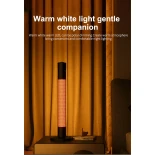 GLOBOSTAR® DESTINY GLB-106-0019 Επιτραπέζιο Φωτιστικό Πορτατίφ με RF Ασύρματο Χειριστήριο & Λειτουργία μέσω WiFi APP LED 10W 600lm 180° AC 220-240V IP20 Πολύχρωμο RGB Dimmable - Sanan SMD Chip - Μαύρο - Μ14 x Π14 x Υ40.5cm - 2 Χρόνια Εγγύηση