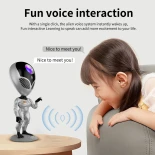 GLOBOSTAR® GALAXY GLB-106-0021 Επιτραπέζιο Φωτιστικό Πορτατίφ Προτζέκτορας Starry Sky με RF Ασύρματο Χειριστήριο LED 6W 360lm 180° AC 220-240V IP20 Πολύχρωμο RGB Dimmable - Sanan SMD Chip - Γκρι & Μαύρο - Μ12.5 x Π12.5 x Υ31cm - 2 Χρόνια Εγγύηση