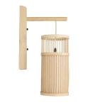 GLOBOSTAR® TULUM 01972 Boho Φωτιστικό Τοίχου - Απλίκα με Ντουί 1 x E27 AC 220-240V IP20 - Μπεζ - Μ42 x Π30 x Υ50cm