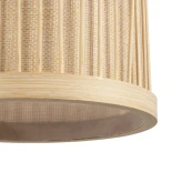 GLOBOSTAR® TULUM 01972 Boho Φωτιστικό Τοίχου - Απλίκα με Ντουί 1 x E27 AC 220-240V IP20 - Μπεζ - Μ42 x Π30 x Υ50cm