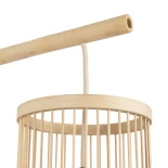GLOBOSTAR® TULUM 01972 Boho Φωτιστικό Τοίχου - Απλίκα με Ντουί 1 x E27 AC 220-240V IP20 - Μπεζ - Μ42 x Π30 x Υ50cm