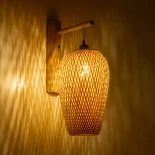 GLOBOSTAR® SELVA 01977 Boho Φωτιστικό Τοίχου - Απλίκα με Ντουί 1 x E27 AC 220-240V IP20 - Μπεζ - Μ24 x Π32 x Υ56cm