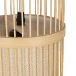 GLOBOSTAR® NOMAD 01978 Boho Φωτιστικό Τοίχου - Απλίκα με Ντουί 1 x E27 AC 220-240V IP20 - Μπεζ - Μ16 x Π26.5 x Υ47cm