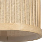 GLOBOSTAR® NOMAD 01978 Boho Φωτιστικό Τοίχου - Απλίκα με Ντουί 1 x E27 AC 220-240V IP20 - Μπεζ - Μ16 x Π26.5 x Υ47cm