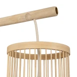 GLOBOSTAR® NOMAD 01978 Boho Φωτιστικό Τοίχου - Απλίκα με Ντουί 1 x E27 AC 220-240V IP20 - Μπεζ - Μ16 x Π26.5 x Υ47cm