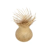 GLOBOSTAR® FARAH 01980 Boho Επιτραπέζιο Φωτιστικό Πορτατίφ με Ντουί 1 x E27 AC 220-240V IP20 - Μπεζ - Μ30 x Π30 x Υ45cm