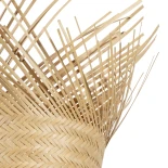 GLOBOSTAR® FARAH 01980 Boho Επιτραπέζιο Φωτιστικό Πορτατίφ με Ντουί 1 x E27 AC 220-240V IP20 - Μπεζ - Μ30 x Π30 x Υ45cm