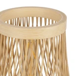 GLOBOSTAR® ARIDA 01982 Boho Επιτραπέζιο Φωτιστικό Πορτατίφ με Ντουί 1 x E27 AC 220-240V IP20 - Μπεζ - Μ20 x Π20 x Υ38.5cm