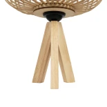 GLOBOSTAR® CHORD 01990 Boho Επιτραπέζιο Φωτιστικό Πορτατίφ με Ντουί 1 x E27 AC 220-240V IP20 - Μπεζ - Μ31 x Π31 x Υ43cm