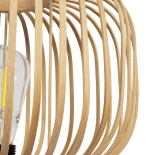 GLOBOSTAR® CHORD 01990 Boho Επιτραπέζιο Φωτιστικό Πορτατίφ με Ντουί 1 x E27 AC 220-240V IP20 - Μπεζ - Μ31 x Π31 x Υ43cm