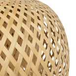 GLOBOSTAR® SELVA 01995 Boho Επιτραπέζιο Φωτιστικό Πορτατίφ με Ντουί 1 x E27 AC 220-240V IP20 - Μπεζ - Μ30 x Π30 x Υ45cm