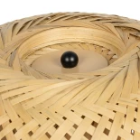 GLOBOSTAR® SELVA 01995 Boho Επιτραπέζιο Φωτιστικό Πορτατίφ με Ντουί 1 x E27 AC 220-240V IP20 - Μπεζ - Μ30 x Π30 x Υ45cm