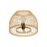 GLOBOSTAR® NOMAD 01998 Boho Επιτραπέζιο Φωτιστικό Πορτατίφ με Ντουί 1 x E27 AC 220-240V IP20 - Μπεζ - Μ30 x Π30 x Υ30cm