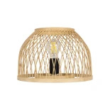 GLOBOSTAR® NOMAD 01998 Boho Επιτραπέζιο Φωτιστικό Πορτατίφ με Ντουί 1 x E27 AC 220-240V IP20 - Μπεζ - Μ30 x Π30 x Υ30cm