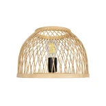 GLOBOSTAR® NOMAD 01998 Boho Επιτραπέζιο Φωτιστικό Πορτατίφ με Ντουί 1 x E27 AC 220-240V IP20 - Μπεζ - Μ30 x Π30 x Υ30cm