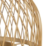 GLOBOSTAR® NOMAD 01998 Boho Επιτραπέζιο Φωτιστικό Πορτατίφ με Ντουί 1 x E27 AC 220-240V IP20 - Μπεζ - Μ30 x Π30 x Υ30cm