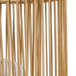 GLOBOSTAR® NOMAD 02000 Boho Επιτραπέζιο Φωτιστικό Πορτατίφ με Ντουί 1 x E27 AC 220-240V IP20 - Μπεζ - Μ20 x Π20 x Υ30cm