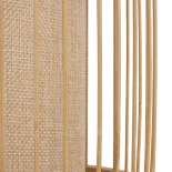 GLOBOSTAR® TULUM 02001 Boho Επιτραπέζιο Φωτιστικό Πορτατίφ με Ντουί 1 x E27 AC 220-240V IP20 - Μπεζ - Μ20 x Π20 x Υ32cm