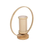 GLOBOSTAR® TULUMKO 02007 Boho Επιτραπέζιο Φωτιστικό Πορτατίφ με Ντουί 1 x E27 AC 220-240V IP20 - Μπεζ - Μ30 x Π30 x Υ40cm