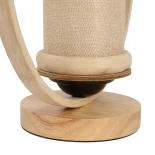 GLOBOSTAR® TULUMKO 02007 Boho Επιτραπέζιο Φωτιστικό Πορτατίφ με Ντουί 1 x E27 AC 220-240V IP20 - Μπεζ - Μ30 x Π30 x Υ40cm