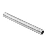 GLOBOSTAR® THREADEDTUBE 77559 Μεταλλικός DIY Σύνδεσμος / Μαστός με M10 Σπείρωμα για Φωτιστικά - Μ9 x Π1 x Υ1cm