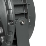 GLOBOSTAR® TREEVINA 90359 Φωτιστικό Σποτ με Αντιθαμβωτική Γρίλια για Φυτά - Δέντρα με Βάση Κήπου / Καρφωτό LED 24W 2040lm 10° DC 24V Αδιάβροχο IP65 Ultra Θερμό Λευκό 2200K Dimmable - Bridgelux SMD Chip - Γκρι Ανθρακί - Μ21.5 x Π18.3 x Υ14cm - 3 Χρόνια Εγγ