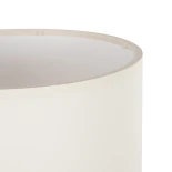 GLOBOSTAR® GLOSSY 204-0078 Μοντέρνο Επιτραπέζιο Φωτιστικό Πορτατίφ με Ντουί 1 x E27 AC 220-240V IP20 - Χρυσό & Μπεζ - Μ19 x Π19 x Υ38cm