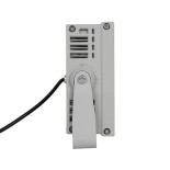 GLOBOSTAR® FLOODKENA 90765 Προβολέας Σποτ Wall Washer LED 40W 3400lm 120° AC 220-240V Αδιάβροχο IP67 Πολύχρωμο RGBW - Bridgelux SMD Chip - Γκρι Ανθρακί - Μ31 x Π10 x Υ17cm - 3 Χρόνια Εγγύηση