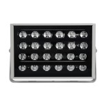 GLOBOSTAR® FLOODKENA 90765 Προβολέας Σποτ Wall Washer LED 40W 3400lm 120° AC 220-240V Αδιάβροχο IP67 Πολύχρωμο RGBW - Bridgelux SMD Chip - Γκρι Ανθρακί - Μ31 x Π10 x Υ17cm - 3 Χρόνια Εγγύηση