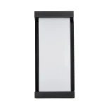 GLOBOSTAR® LOFT 60758 Μοντέρνο Φωτιστικό Τοίχου - Απλίκα LED 18W 1890lm 120° AC 220-240V Αδιάβροχο IP65 Φυσικό Λευκό 4500K - Bridgelux SMD Chip - Μαύρο Ματ - Μ24.5 x Π11 x Υ9.5cm - 3 Χρόνια Εγγύηση
