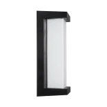 GLOBOSTAR® LOFT 60758 Μοντέρνο Φωτιστικό Τοίχου - Απλίκα LED 18W 1890lm 120° AC 220-240V Αδιάβροχο IP65 Φυσικό Λευκό 4500K - Bridgelux SMD Chip - Μαύρο Ματ - Μ24.5 x Π11 x Υ9.5cm - 3 Χρόνια Εγγύηση