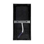 GLOBOSTAR® LOFT 60758 Μοντέρνο Φωτιστικό Τοίχου - Απλίκα LED 18W 1890lm 120° AC 220-240V Αδιάβροχο IP65 Φυσικό Λευκό 4500K - Bridgelux SMD Chip - Μαύρο Ματ - Μ24.5 x Π11 x Υ9.5cm - 3 Χρόνια Εγγύηση