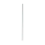 GLOBOSTAR® ALP-LINEAR RECCA 70807-1M Χωνευτό Προφίλ Αλουμινίου με Λευκό Γαλακτερό Πατητό Κάλυμμα για Ταινίες LED IP20 - Ασημί & Λευκό - Μ102 x Π2.2 x Υ0.8cm