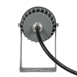 GLOBOSTAR® SPOTFENIA 90135 Αρχιτεκτονικό Σποτ Φωτισμου LED 10W 1100lm 5° DC 24V Αδιάβροχο IP65 Θερμό Λευκό 2700K Dimmable - Bridgelux COB Chip - Γκρι Ανθρακί - Μ7 x Π7 x Υ12cm - 3 Χρόνια Εγγύηση