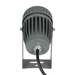 GLOBOSTAR® SPOTFENIA 90135 Αρχιτεκτονικό Σποτ Φωτισμου LED 10W 1100lm 5° DC 24V Αδιάβροχο IP65 Θερμό Λευκό 2700K Dimmable - Bridgelux COB Chip - Γκρι Ανθρακί - Μ7 x Π7 x Υ12cm - 3 Χρόνια Εγγύηση