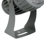 GLOBOSTAR® SPOTFENIA 90135 Αρχιτεκτονικό Σποτ Φωτισμου LED 10W 1100lm 5° DC 24V Αδιάβροχο IP65 Θερμό Λευκό 2700K Dimmable - Bridgelux COB Chip - Γκρι Ανθρακί - Μ7 x Π7 x Υ12cm - 3 Χρόνια Εγγύηση